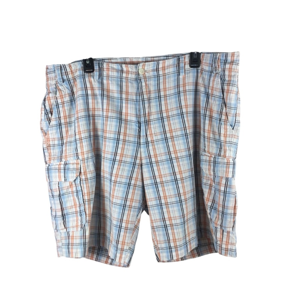 Cubavera Men's Plaid Cargo Shorts,‎ 42